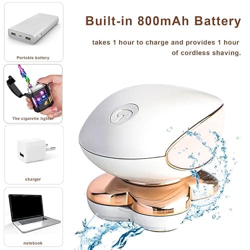 Electric Razors for Women Legs, Painless Hair Removal Device with LED Light, Faultless Shaver for Women, Personal Care Products for Women, Instant and Painless Bikini Underarm Arm Hair Removal thumbnail 7