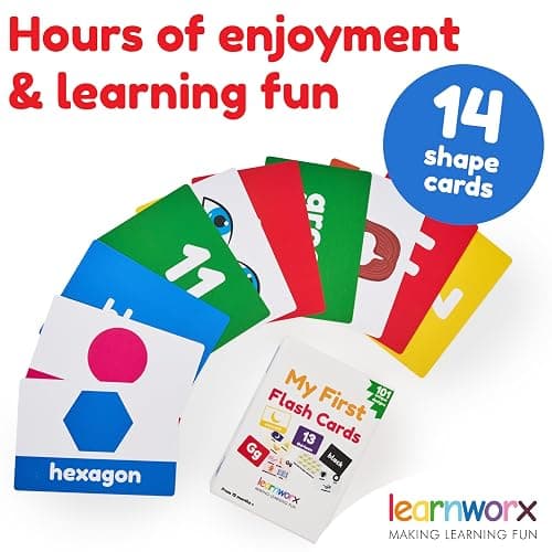 Toddler Learning Flash Cards | Kids Letter Number Alphabet Animal Color Words Flashcards | Large Cards Ideal for Preschool Kindergarden Pre K Educational | Flashcards 12 Months - 5 Years thumbnail 5