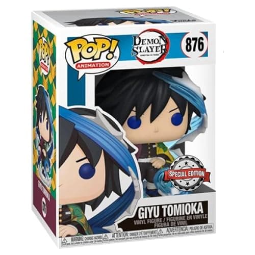 Funko Demon Slayer Giyu Tomioka Pop Figure (AAA Anime Exclusive) - Image 1