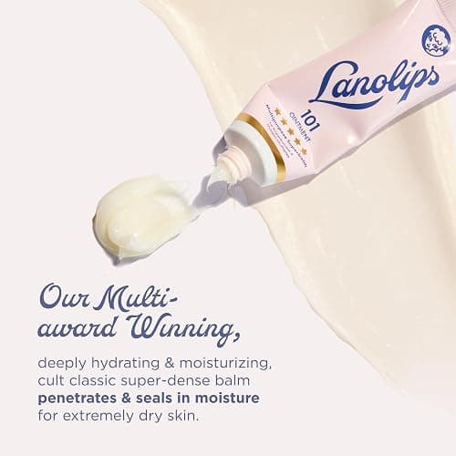 Lanolips 101 Ointment Multi-Balm Duo, Original Superbalm - Contains Pure Lanolin Oil for Smooth, Hydrated, & Healthy Lips - Natural Lip Balm for Dry Lips, Cuticles, & More (2-Pack, 0.52 oz each) thumbnail 2