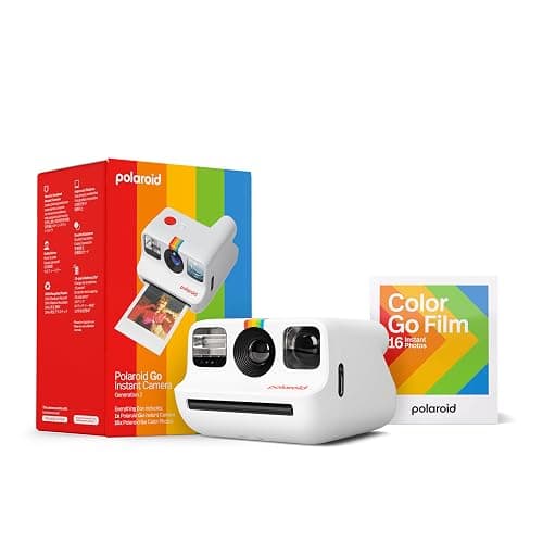 Polaroid Go Generation 2 - Mini Instant Camera + Film Bundle (16 Photos Included) - White (6282) - Image 1