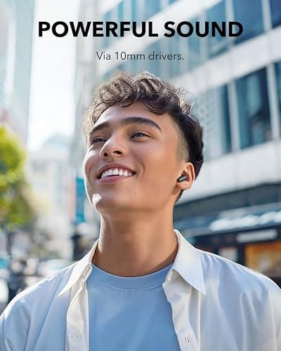 Soundcore P30i by Anker Noise Cancelling Earbuds, Hands-Free Viewing | Strong and Smart Noise Cancelling, Powerful Bass, 45H Playtime, 2-in-1 Case and Phone Stand, IP54, Bluetooth 5.4 thumbnail 4