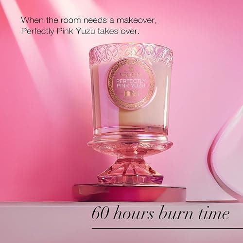 Voluspa Wicked Collection Glinda Perfectly Pink Yuzu Classic Citrus Candle, 8.5 oz, Scented Candles for Home, 60 Hour Burn Time, Handmade in The USA thumbnail 5