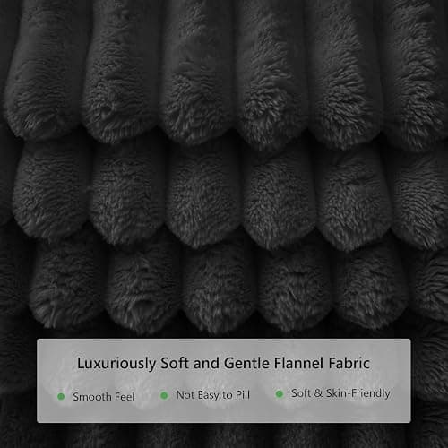 Oversized 80" Double Chaise Lounge Chair Futon Sofa Bed Boneless Cloud Couch Sleeper Sofa, Flannel Upholstered Floor Sofa Modular Sectional Loveseat with 2 Throw Pillow & Backrest Pillow, Black thumbnail 4