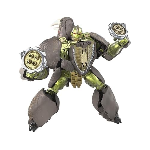 Transformers Toys Generations War for Cybertron: Kingdom Voyager WFC-K27 Rhinox Action Figure - Kids Ages 8 and Up, 7-inch - Image 1