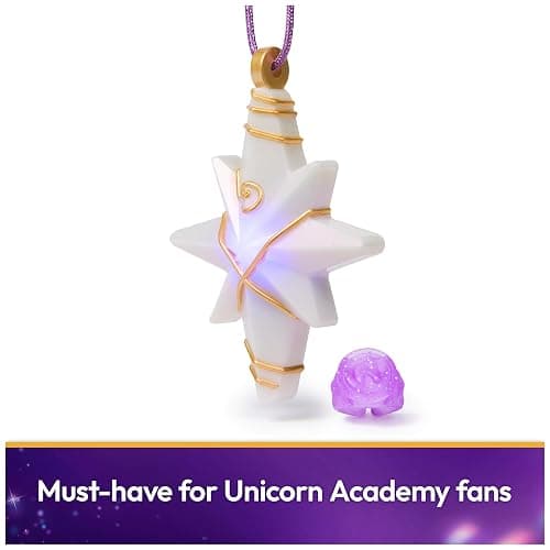 Unicorn Academy, Sophia’s Light Up Necklace & Glitter Ring for Girls Pretend Play & Dress Up, Dolls & Unicorn Toys, Gifts & Stocking Stuffers for Girls thumbnail 7
