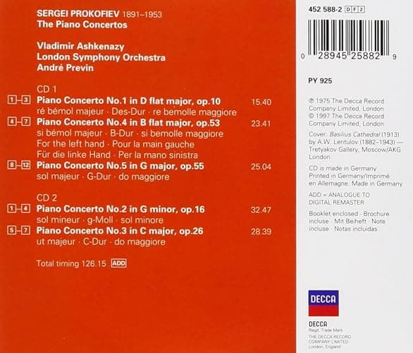 Prokofiev: The Piano Concertos 1-5 thumbnail 2