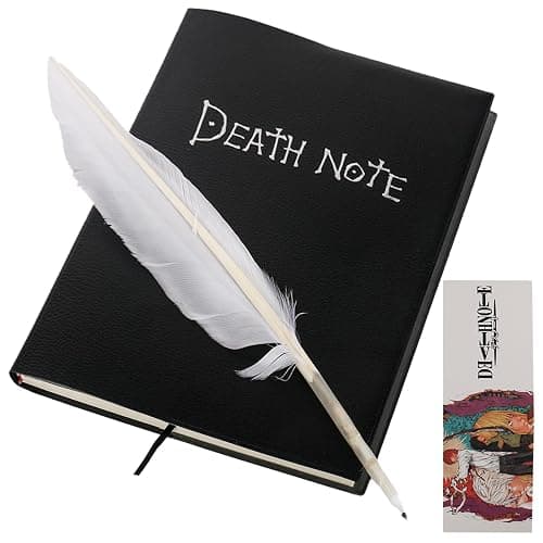 Death Note Buch, Death Note Notizbuch, Notizbuch Death Note, Death Note Merch Date Notizbuch Basics Notizbuch Planungsnotizbuch Heft liniert Für Cosplay Fans von Anime Büro Schulgeschenke Studenten - Image 1