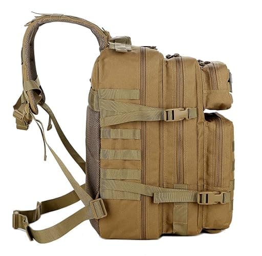 QT&QY 45L Military Tactical Backpacks Molle Army Assault Pack 3 Day Bug Out Bag Hiking Treeking Rucksack… thumbnail 3