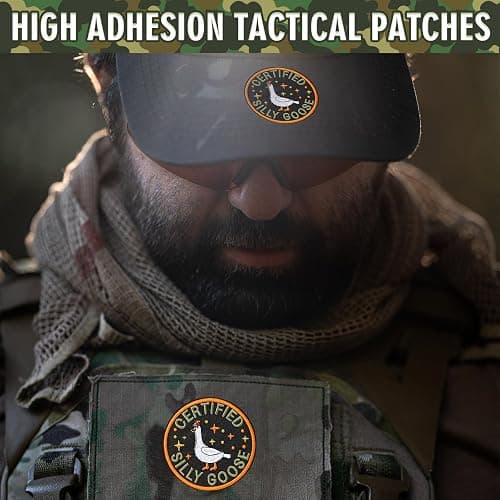 XMJY Funny Goose Hook and Loop Patch, Colorful Embroidered Patch, Cute Animal Meme Morale Patch, DIY Applique Accessories for Backpacks, Dog Harnesses, Army Vests, Gym Bags, Hats, Helmets thumbnail 6