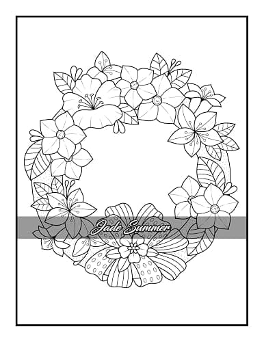 100 Flowers: An Adult Coloring Book with Bouquets, Wreaths, Swirls, Patterns, Decorations, Inspirational Designs, and Much More! thumbnail 4