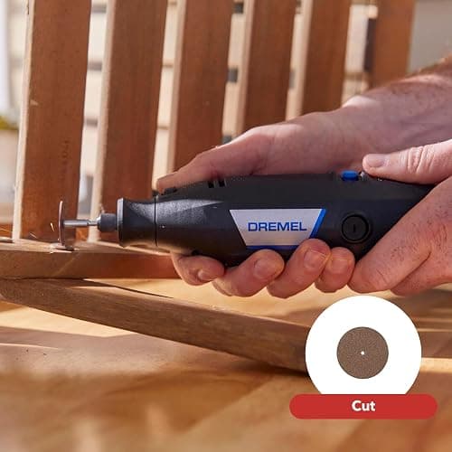 Dremel 3100-2/60 Variable Speed Rotary Tool Kit- 2 Attachments and 60 Accessories, Ideal for a Variety of Crafting and DIY Projects- Cutting, Sanding, Grinding, Polishing, Drilling, and Engraving thumbnail 6