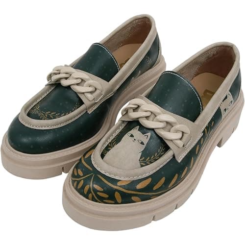 DOGO Penny Loafers for Women - Handmade and Vegan Leather Platform Loafers for Women - Image 1