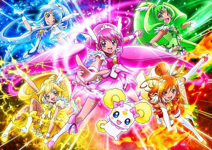 TianSW Smile PreCure! (20inch x 14inch/50cm x 35cm) Waterproof Poster No Fading - Image 1