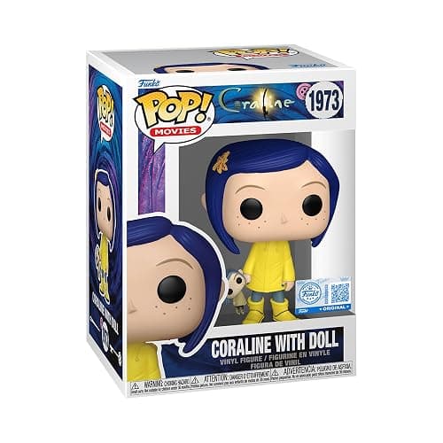 Funko Pop! Movies: Coraline - Coraline with Doll - Collectible Vinyl Figure - Gift Idea - Official Products - Cartoon/Animation Fans - Image 1