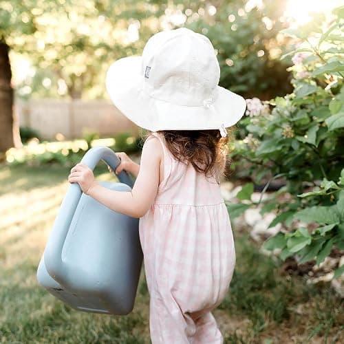Jan & Jul Kids' 50+ UPF Adjustable Sun Hat with Chinstrap for Baby Toddler Girls thumbnail 4