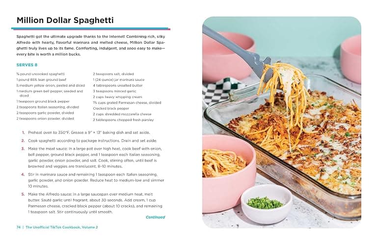 The Unofficial TikTok Cookbook, Volume 2: 75 (More!) Internet-Breaking Recipes for Meals, Snacks, Drinks, Treats, and More! (Unofficial Cookbook Gift Series) thumbnail 3