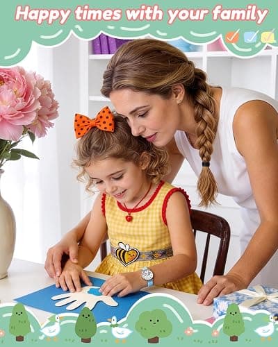KDM Quartz Watch Gift for Kids: for Classroom Success & Independence - Educational Design with Large Numbers - Perfect First Communion or Year-End Gift 3-12 thumbnail 5