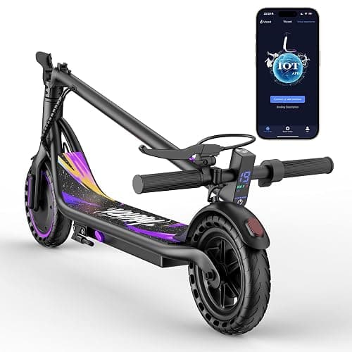 VOLPAM Electric Scooter with 8.5"/10" Solid Tire, 350W/500W Powerful Motor & 19/22 MPH Top Speed, 16-28 Miles Long Range, Folding E Scooter Choice - Image 1