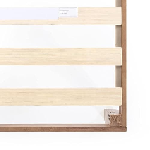 Mellow Naturalista Classic - 12 Inch Solid Wood Platform Bed with Wooden Slats, No Box Spring Needed, Easy Assembly, Full, Natural Pine thumbnail 6