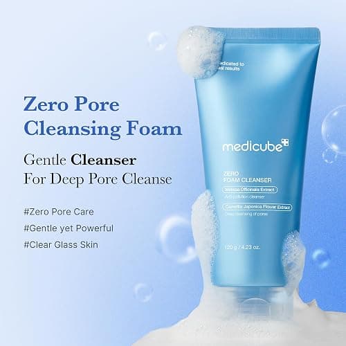 medicube Zero Foam Cleanser for Sensitive Skin - Sebum Control, Moisture Balance, and Pore Minimization | Korean Skincare thumbnail 2