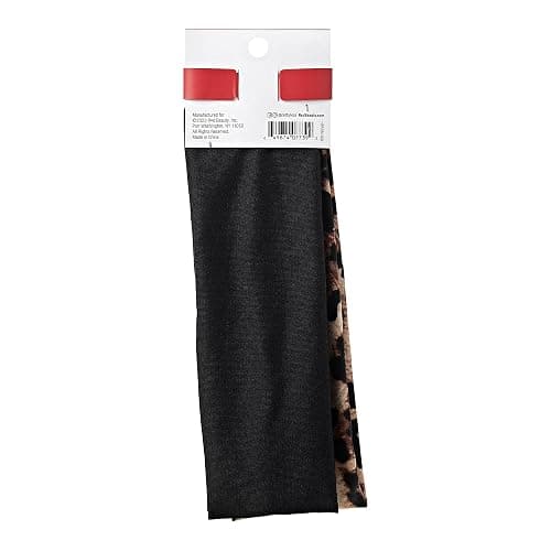 Red by Kiss 2 Pcs 60mm Headbands for Women, Wide Stretchy Elastic Hairband Fashion Workout Yoga Running Sport Hair Accessories (Black&Leopard) thumbnail 3