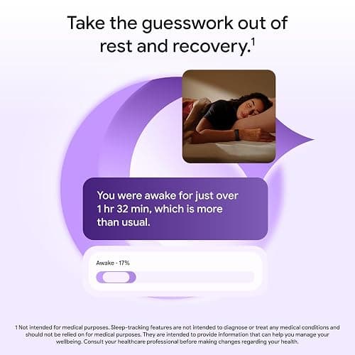 Google Fitbit Air - Screenless Activity Tracker with Fitness, Heart Rate, and Sleep Tracking - Personalized AI-Powered Coaching - Up to 7 Days’ Battery Life - Works with iOS and Android - Obsidian thumbnail 8