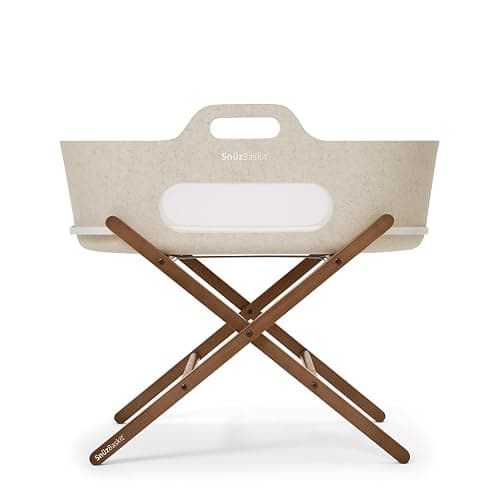 Snuz SnuzBaskit, Wood, Barley & Walnut, Moses Basket & Stand thumbnail 10