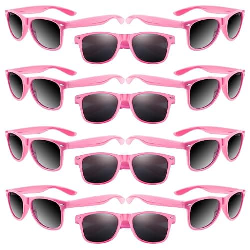 ASTARON 12 Pack Party Sunglasses Bulk Neon Party Favors for Beach Wedding Party Pool Supplies - Image 1