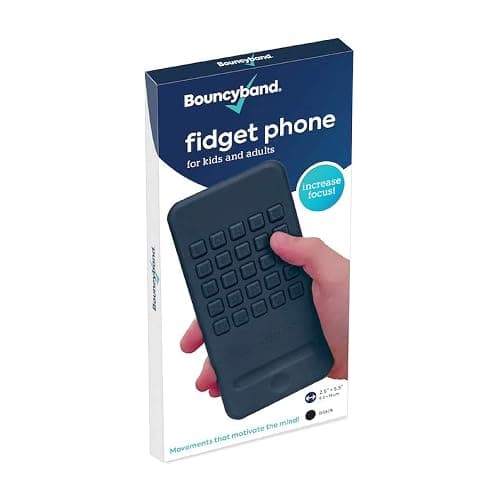 Bouncyband Fidget Phone – Realistic Smart Phone and Sensory Device, ADHD Toys for Increasing Focus, Relieving Anxiety and More - Image 1
