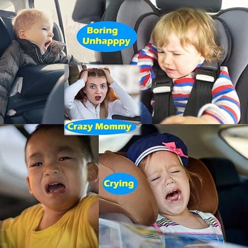 WELLMETE Car Headrest Phone Holder for Kids Back Seat - Compatible with iPhone, Samsung and Other Cell Phones - Soft Adjustable Silicone Holding Net (for Phone 1 Pack) thumbnail 4
