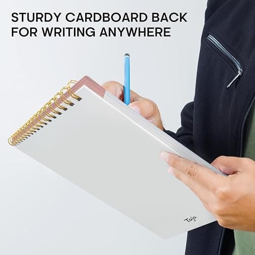 Taja To Do List Notepad - To Do List Notebook for Work with 52 Sheets, 9.8" x 6.5", Undated Daily Planner Perfect for Daily Tasks and Goal Setting, Notepad Suitable for Office, Home & School - Pink thumbnail 5