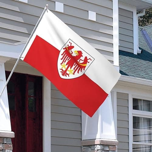 Khjnrv South Tyrol Flag Double Sided Outdoor Home Garden Flag Decor Yard Banner 3x5 Ft Green-White-Red Polyester thumbnail 5