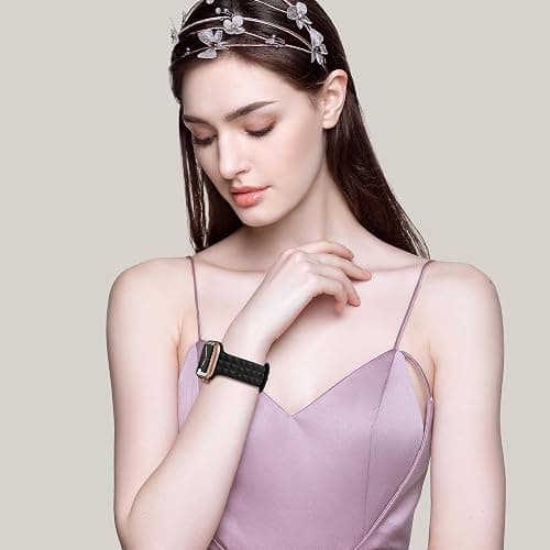 YAXIN Silicone Bands Compatible with Apple Watch 38mm 40mm 41mm 42mm 44mm 45mm 46mm 49mm for Women Men, Slim Thin Narrow Stereoscopic Strap for iWatch Ultra 2/Ultra/Series 10/SE/9/8/7/6/5/4/3/2/1 thumbnail 5