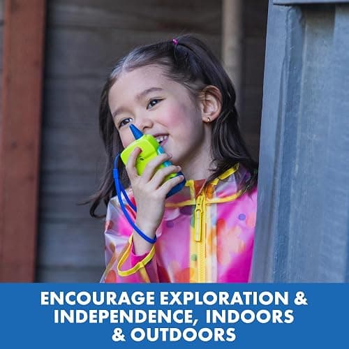 Educational Insights GeoSafari My First Walkie Talkies 2-Pack - Walkie Talkies for Kids, Kids Outdoor Toys, Camping and Adventure Toy, Kid-Friendly Handheld Radios for Girls & Boys Gifts Ages 4+ thumbnail 6