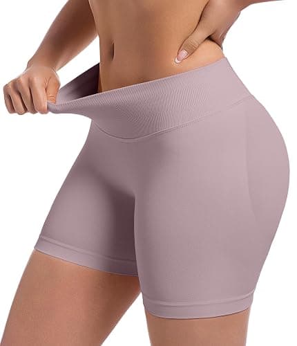 OVESPORT 3 Pack Seamless Women Workout Shorts Scrunch Butt Lifting Gym Booty Biker Shorts thumbnail 5