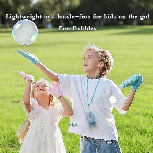 Elastic Bubble Fog Wand,Fog Bubble Machine,Bubble Machine,Fun Science Experiments, Kids Toys, Parent-Child Interaction (Pink) thumbnail 9