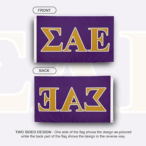 Desert Cactus Sigma Alpha Epsilon Flag Greek Letter Fraternity Banner 3x5 feet Flags Sign Decor SAE (Letter) thumbnail 2