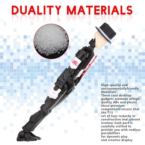 T13 Action Figure Assembly Completed, T13 Action Figures Set High 5.4 inches Tall, Office Desks , and Birthday Cake Decorations, Titan 13 Action Figure for Ultimate Gaming Action Figures Collection thumbnail 5