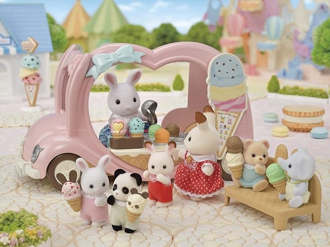 Calico Critters Ice Cream Van, Toy Vehicle for Dolls thumbnail 5