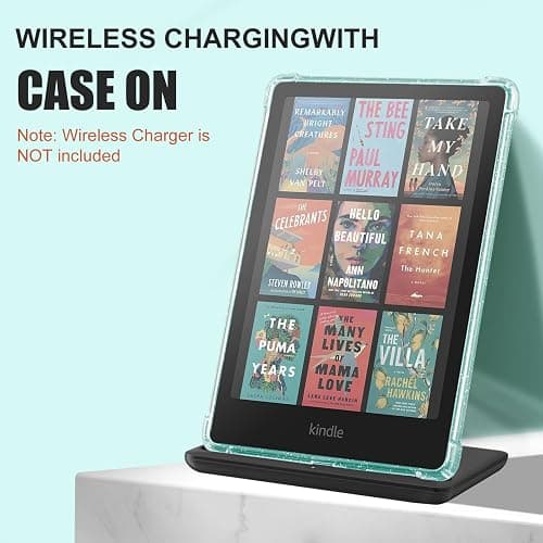 iDLEHANDS Clear Case for 7" All-New Kindle Paperwhite 12th Gen 2024 & Kindle Colorsoft Signature Edition (2024 Release) - Ultra Slim Soft TPU Transparent Cover & Lightweight, Clear Glitter thumbnail 5