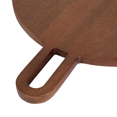 Kate and Laurel Staven Transitional Two-Piece Serving Boards Set, 7 x 22 and 14 x 18, Walnut Brown, Modern Food-Safe Charcuterie Boards from Solid Mango Wood for Use as Kitchen Countertop Décor thumbnail 9