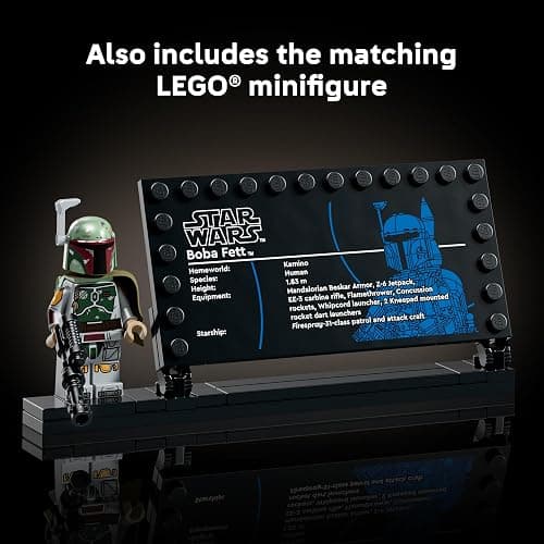 LEGO Star Wars Boba Fett 75455 | Collectible Building Sets for Adults, Ages 18+, Movie Display for Bedroom or Book Shelf, 1,544 pieces, Gift for Fans thumbnail 5