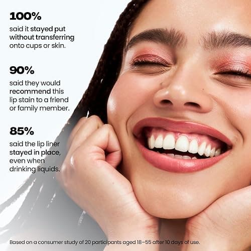 Sacheu Lip Liner STAY-N Peel Off Lip Stain — Long Lasting Waterproof Lip Tint with Hyaluronic Acid & Vitamin E — Transfer Proof Matte Finish, Vegan & Cruelty-Free (HEY-zel) thumbnail 5