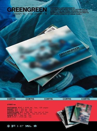 CORTIS GreenGreen Album (Photobook) (STREET Ver) thumbnail 2
