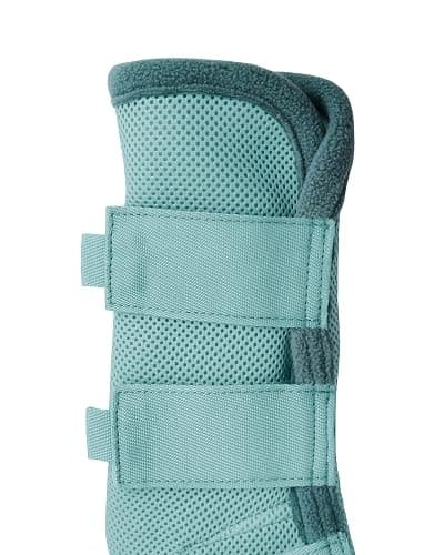 LEAFOREST Horse Fly Boots Set of 4 - Non Slip Leg Protection for Donkey Mini Pony Draft, Breathable Mesh Fly Boots for Pasture & Barn Use Blue Full thumbnail 2