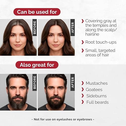 RB RENATA BEAUTY Tint Kit for Spot Coloring – Cream Hair Dye Kit with Developer and Application Brush, Covers Gray Hairs, Smudge-Proof, Long-Lasting Up to 4 Weeks, 20 Applications [Light Brown] thumbnail 8