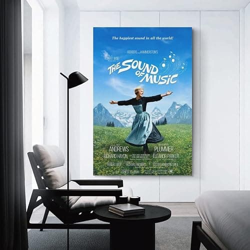jongi The Sound of Music Movie Poster Poster Decorative Painting Canvas Wall Art Living Room Posters Bedroom Painting 24x36inch(60x90cm) thumbnail 2
