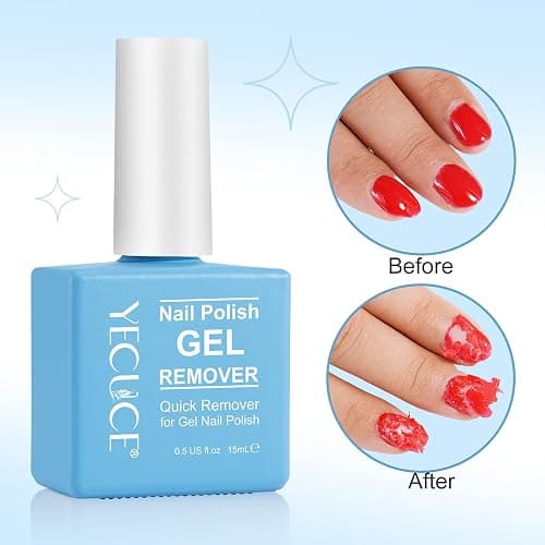 Gel Nail Polish Remover, Gel Polish Remover for Nails, No Need for Foil, Quick & Easy Polish Remover In 3-5 Minutes, No Need Soaking Or Wrapping-15ml thumbnail 5