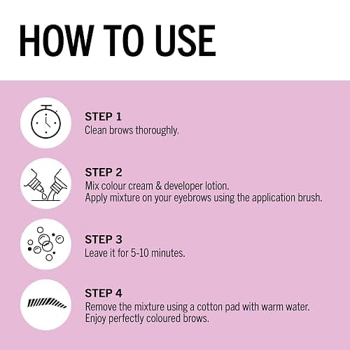 Schwarzkopf Brow Tint Black (10ml), Permanent Eyebrow Tint, Long-Lasting Intensity, Water- and Smudge-Proof, Easy Application Brow Tint for Up to 10 Applications, Vegan Formula thumbnail 3